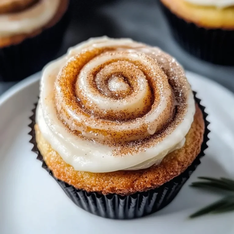 Cinnamon Roll Cupcakes