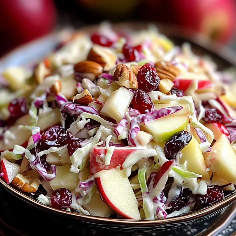 Cranberry Apple Coleslaw: A Delicious & Healthy Recipe