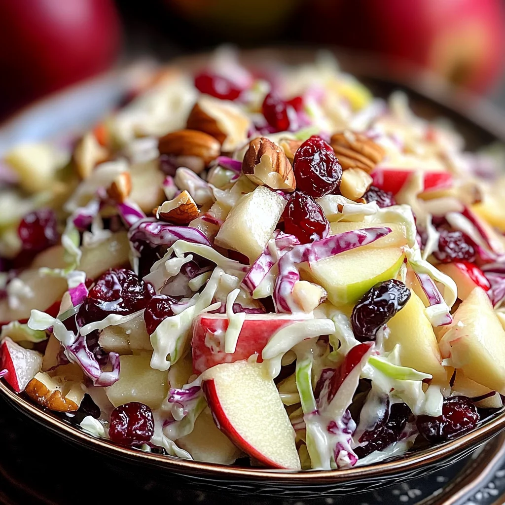 Cranberry Apple Coleslaw: A Delicious & Healthy Recipe