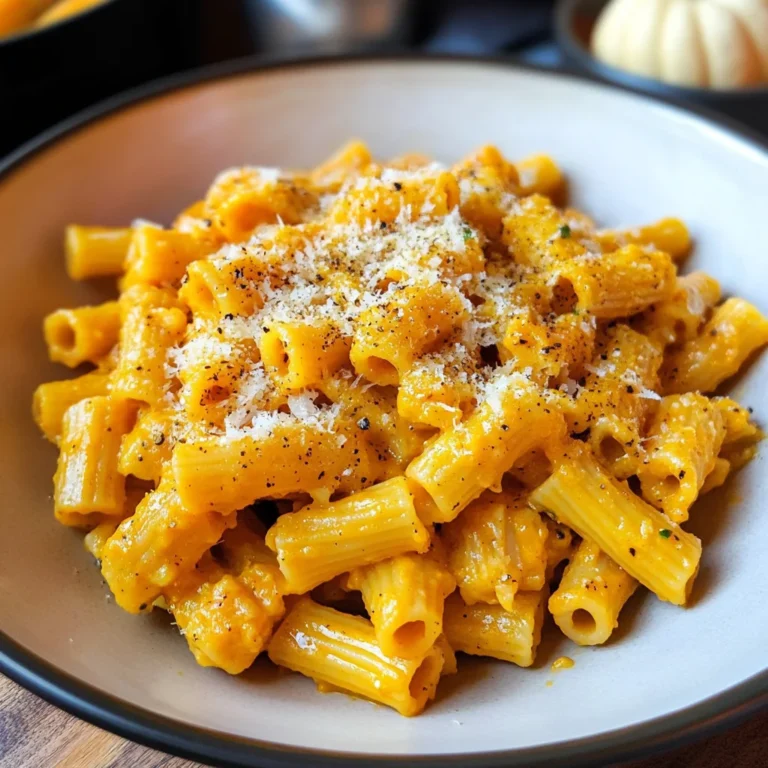 Creamy Parmesan Pumpkin Pasta