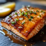 Crispy Honey Garlic Glazed Salmon Recipe