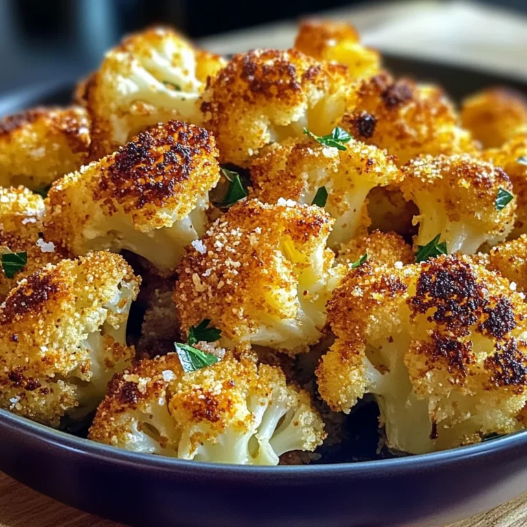 Crispy Roasted Cauliflower