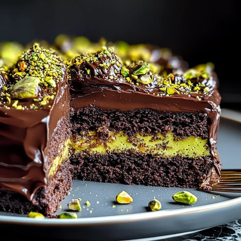 Dubai Chocolate Cake