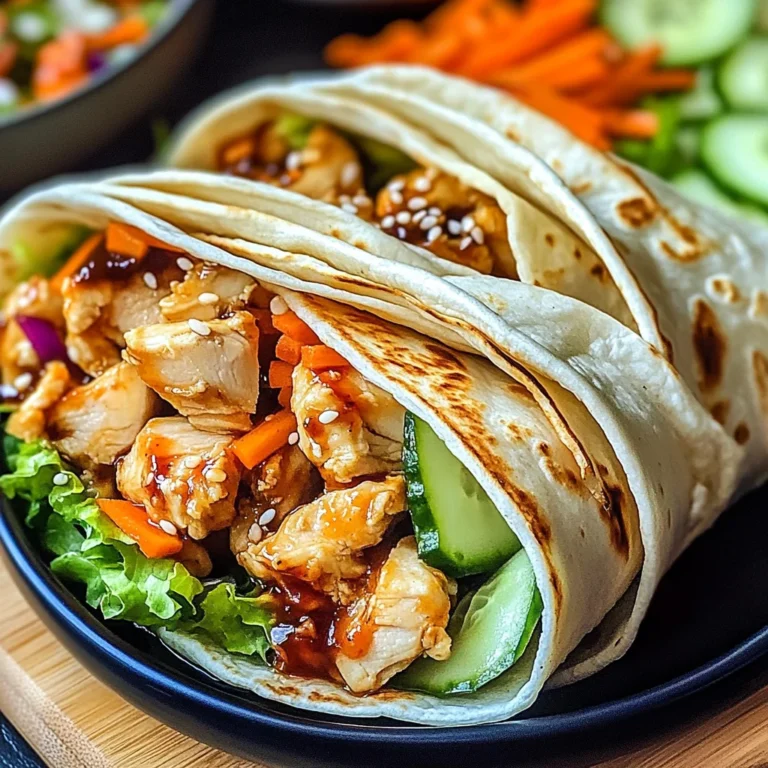Firecracker Chicken Wraps