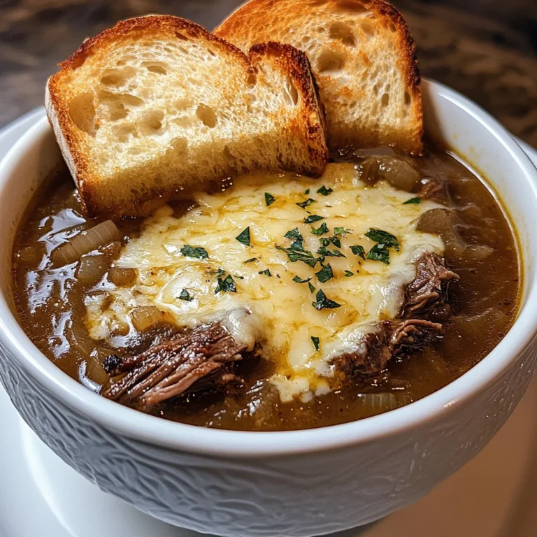 French Onion Beef Short Rib Soup