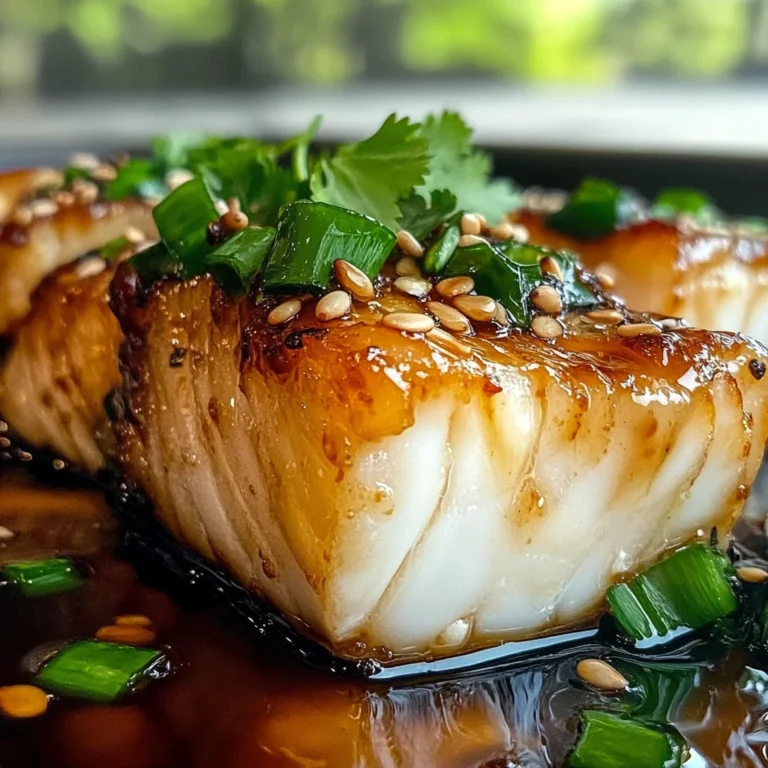 Ginger Soy Glazed Cod: A Flavorful and Healthy Seafood Dish