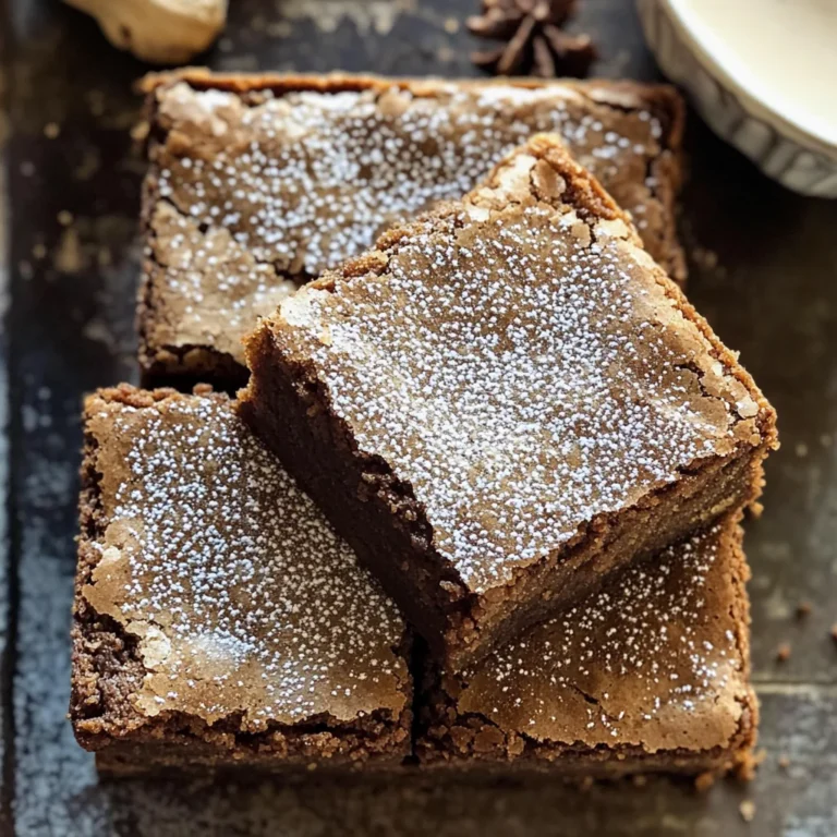 Gingerbread Brownies