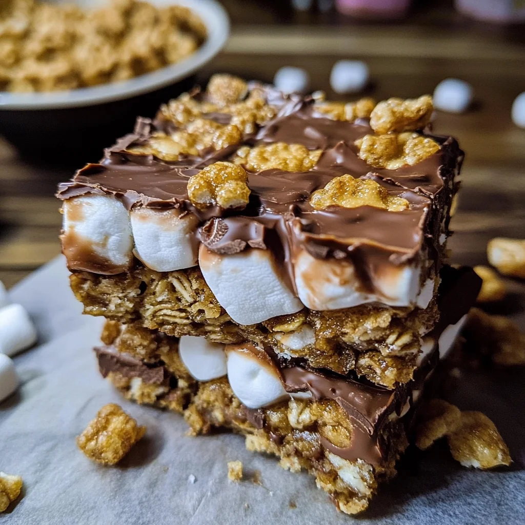 Golden Grachicken hams S'Mores Bars