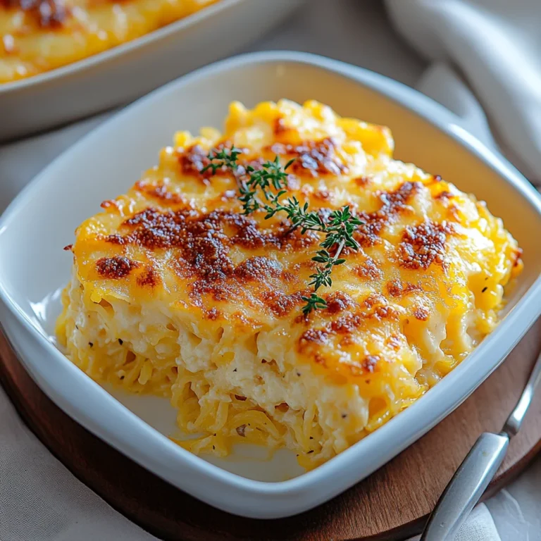 Healthy Spaghetti Squash Au Gratin