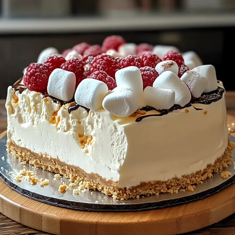 Marshmallow Whip Cheesecake : No-Bake Dream Dessert