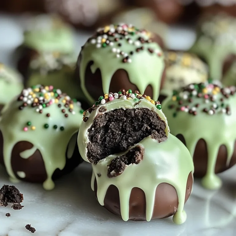 Mint Oreo Truffles