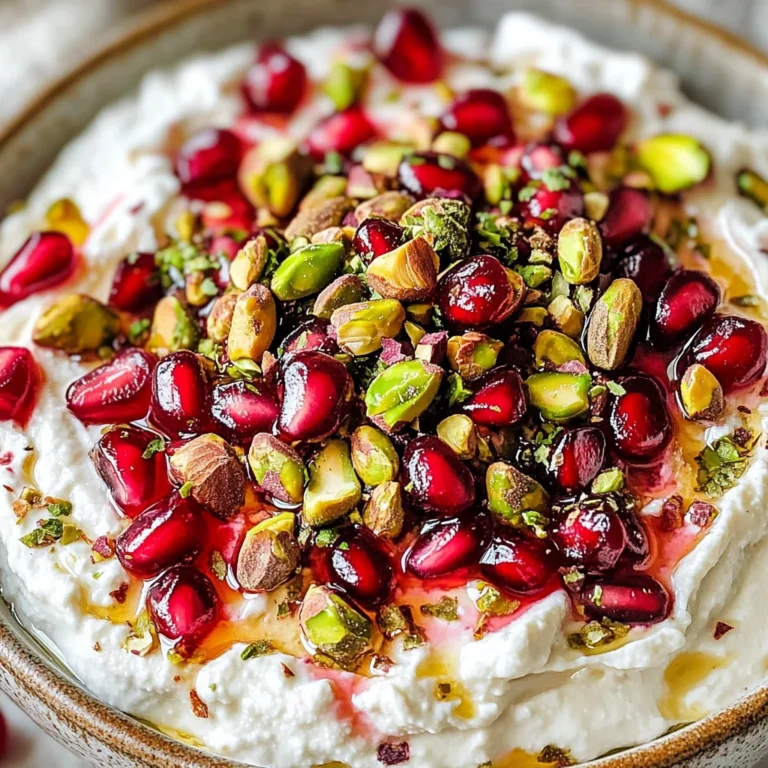 Pomegranate Pistachio Whipped Feta