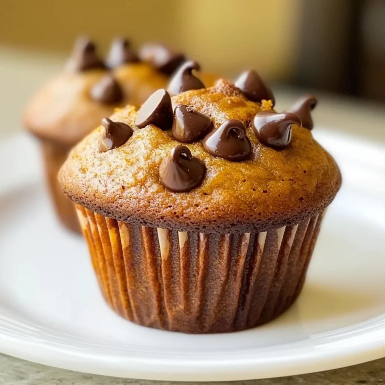 Pumpkin Chocolate Chip Muffins