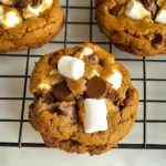 Pumpkin S'mores Cookies