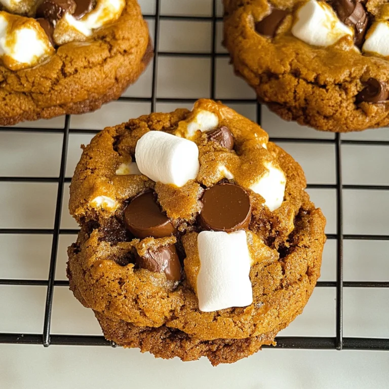 Pumpkin S'mores Cookies