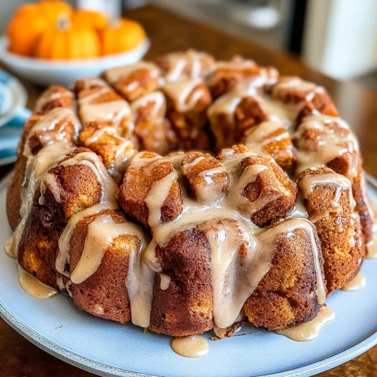 Pumpkin Spice Monkey Bread Recipe