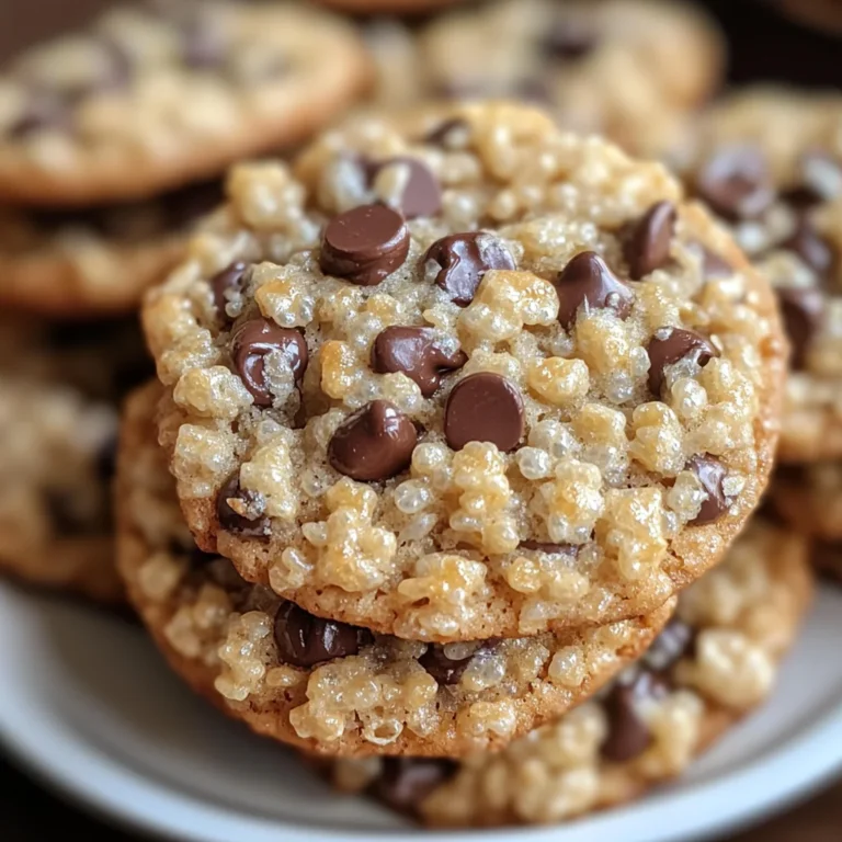 Rice Krispie Chocolate Chip Cookies
