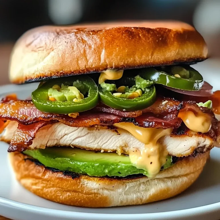 Spicy Grilled Chicken Avocado Sandwich