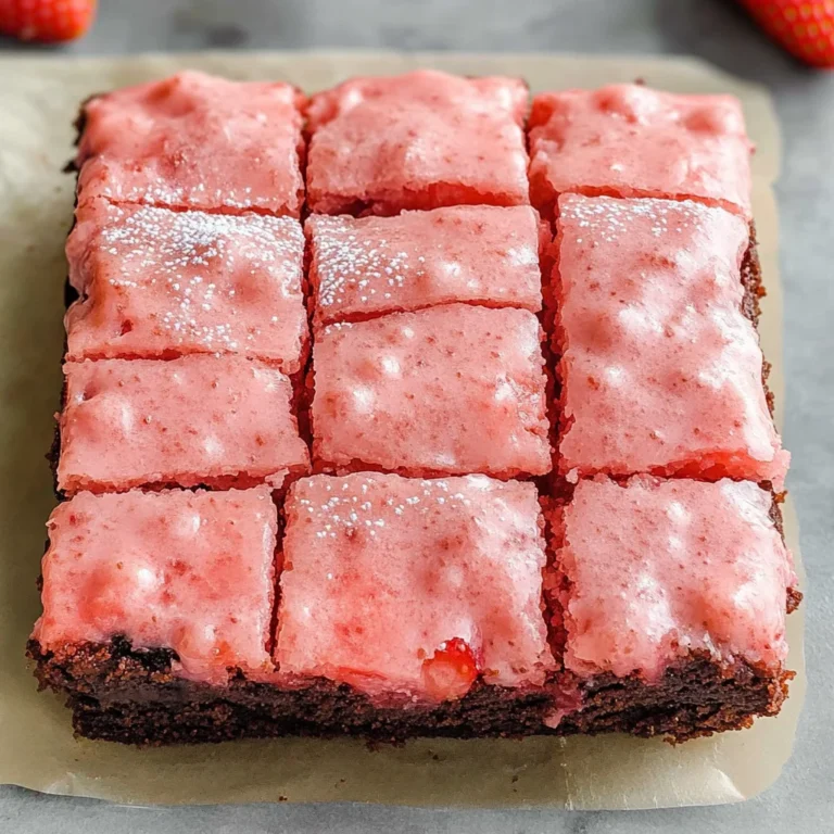 Strawberry Brownies