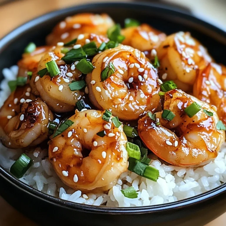 20 Minute Honey Garlic Shrimp & Rice Bowl