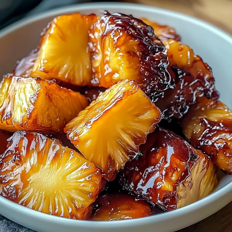 Air Fryer Caramelized Pineapple - Easy & Sweet Treat