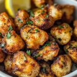Air Fryer Lemon Chicken Bites