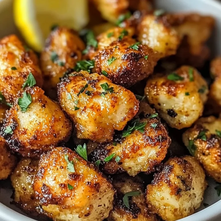 Air Fryer Lemon Chicken Bites