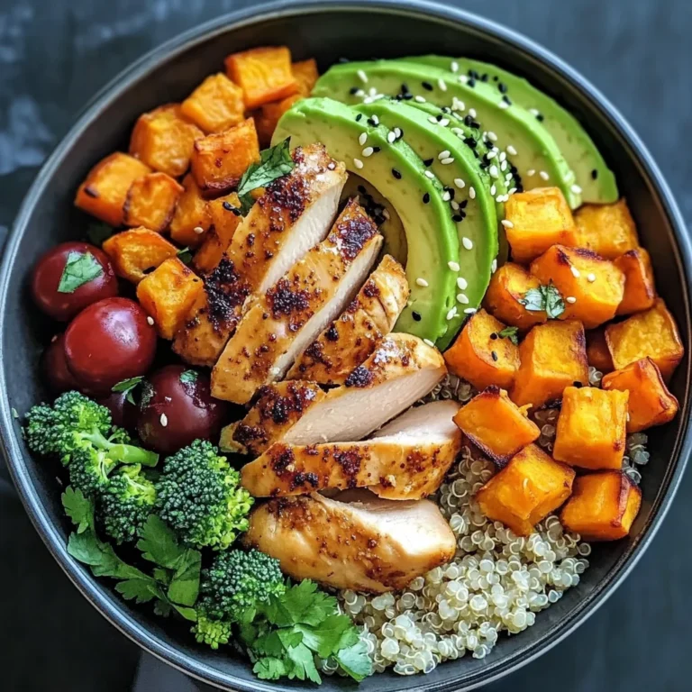 Chicken & Sweet Potato Buddha Bowl