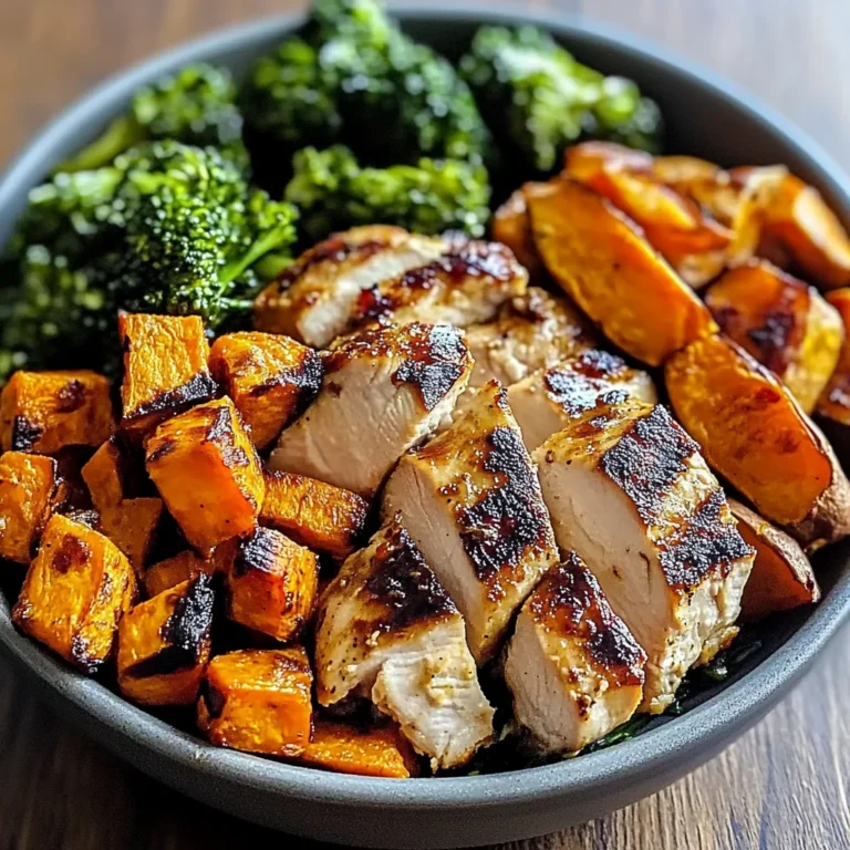 Grilled Chicken & Sweet Potato Bowl