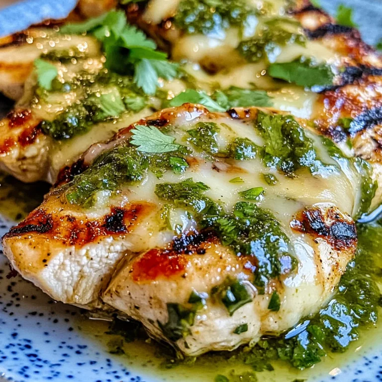 Grilled Salsa Verde Pepper Jack Chicken