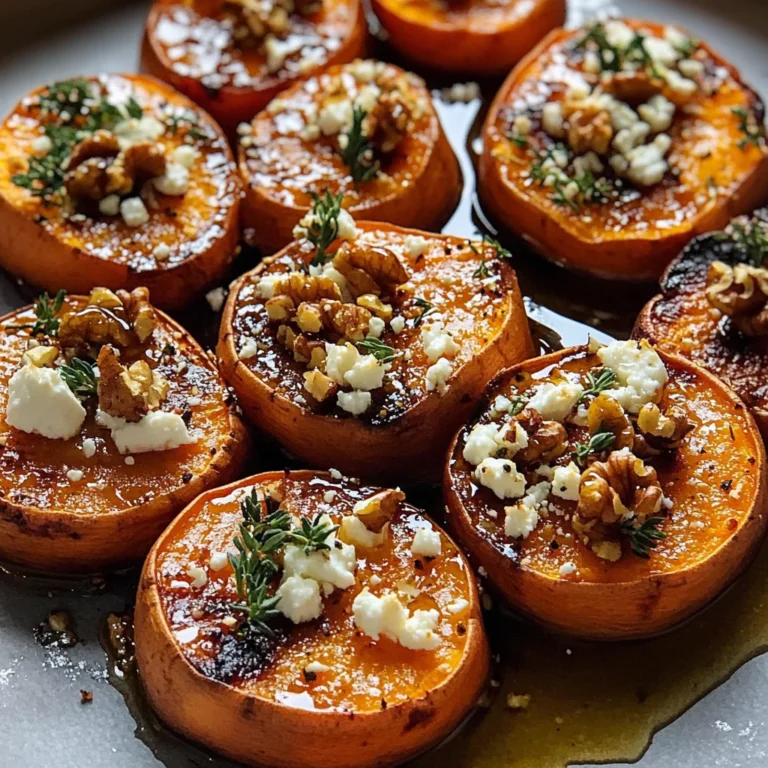 Honey Feta Sweet Potato Rounds: A Delicious & Easy Recipe