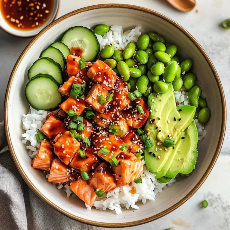 Honey Sriracha Salmon Bowls