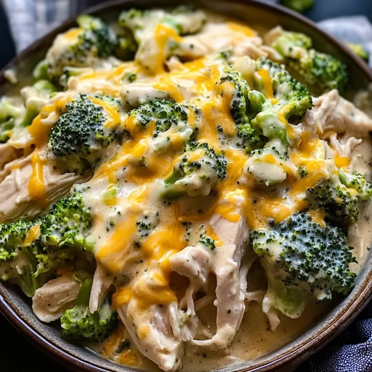 Irresistible Crockpot Creamy Broccoli Cheddar Chicken Delight