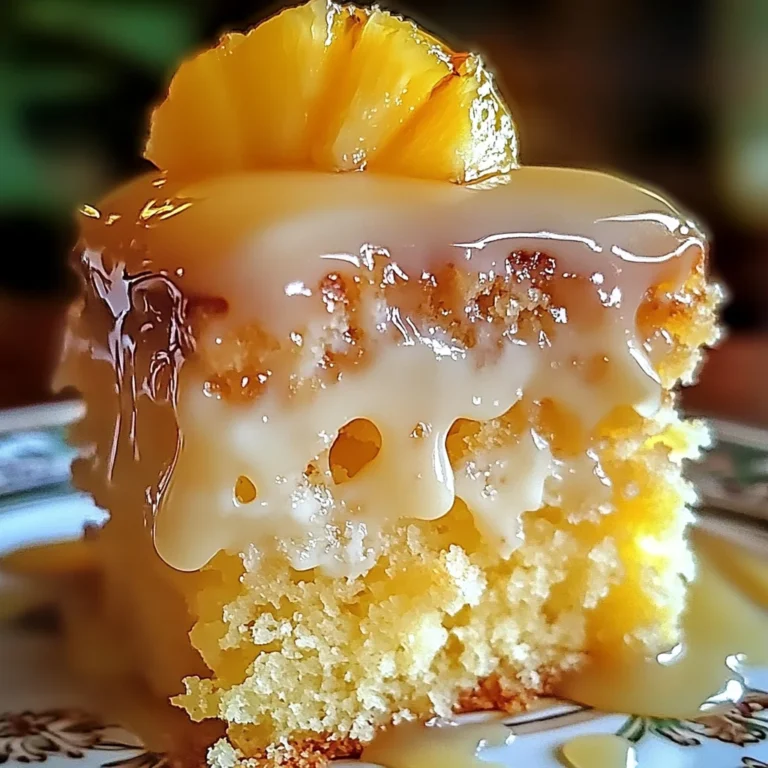 Juicy Pineapple Heaven Cake