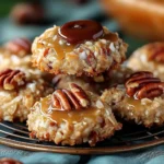No-Bake Coconut Pecan Praline Cookies