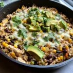 Salsa Verde Chicken & Rice Skillet