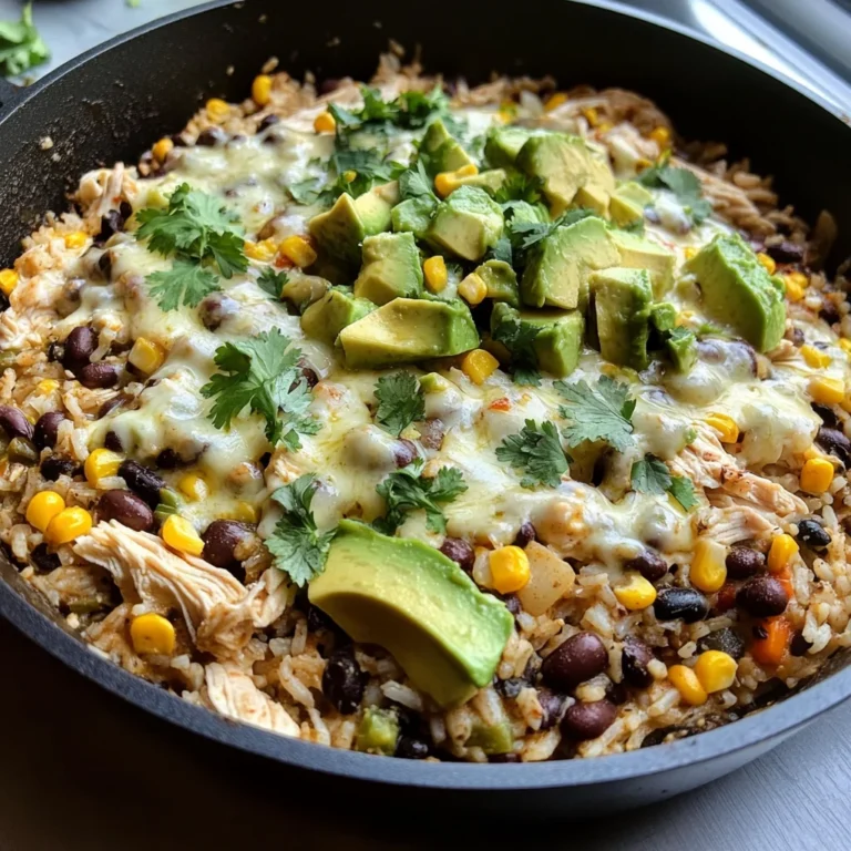 Salsa Verde Chicken & Rice Skillet