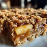 Salted Caramel Apple Crumble Bars Fall Treat: Get Addicted in 45 Min