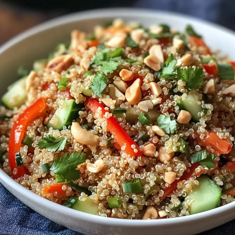 Thai Quinoa Crunch Salad: A Refreshing Healthy Delight!