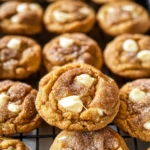 White Chocolate Pumpkin Snickerdoodles