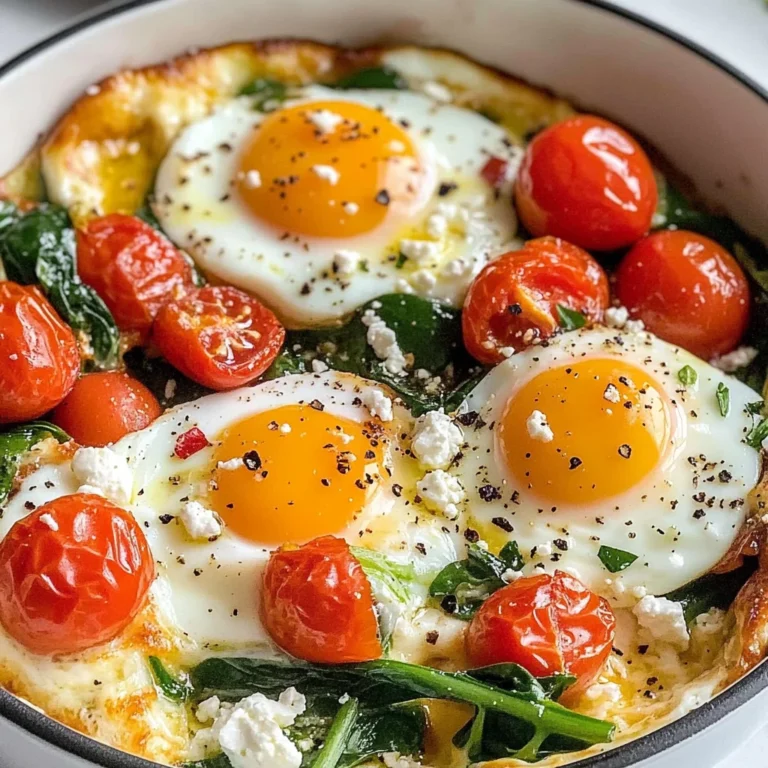 Baked Feta Eggs