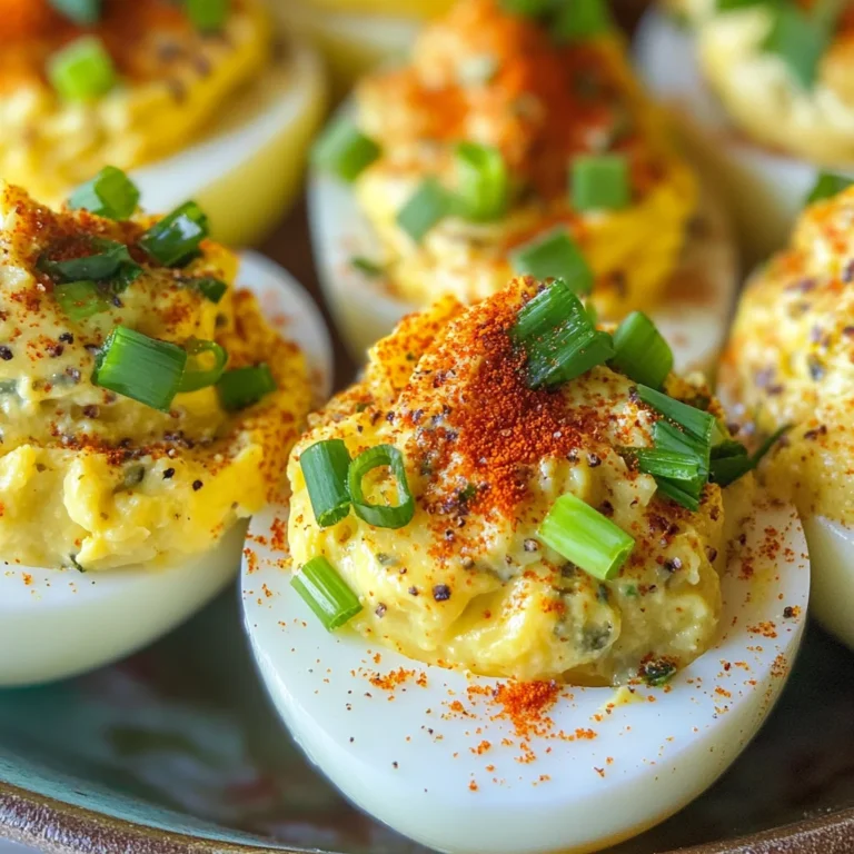 Cajun Deviled Eggs Recipe
