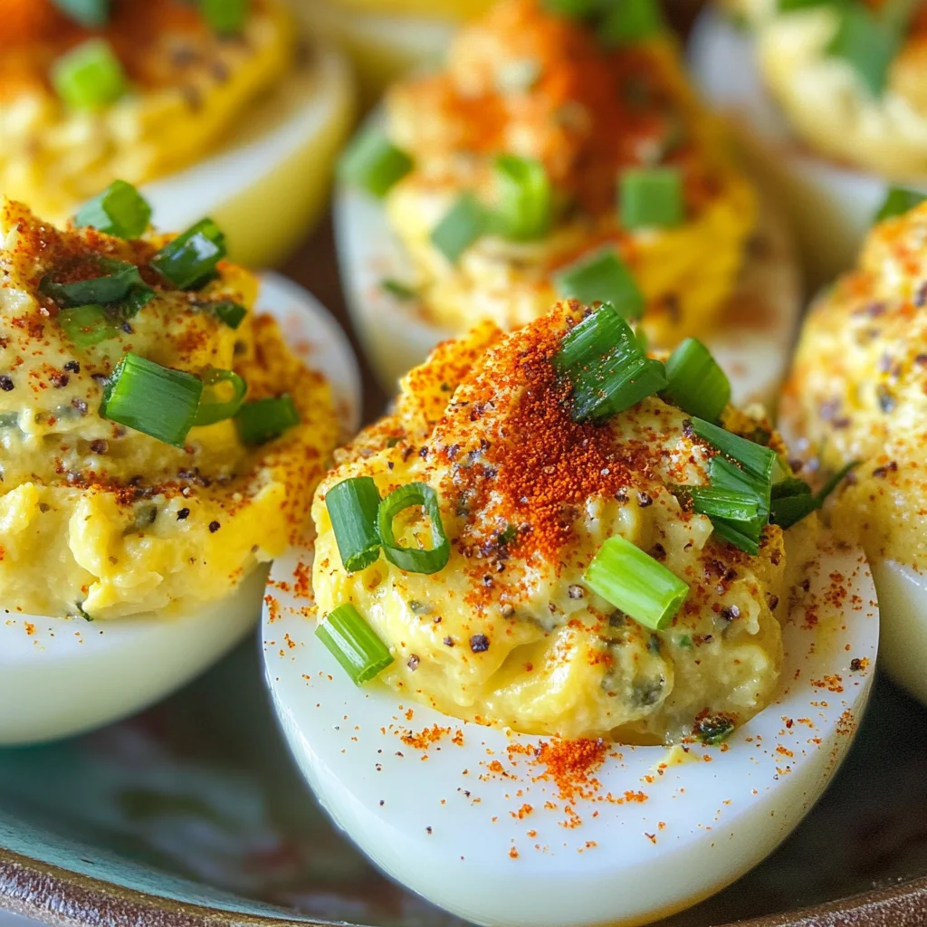 Cajun Deviled Eggs Recipe