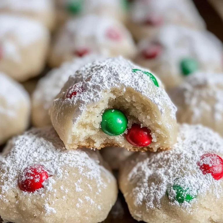 Christmas Snowball Cookies