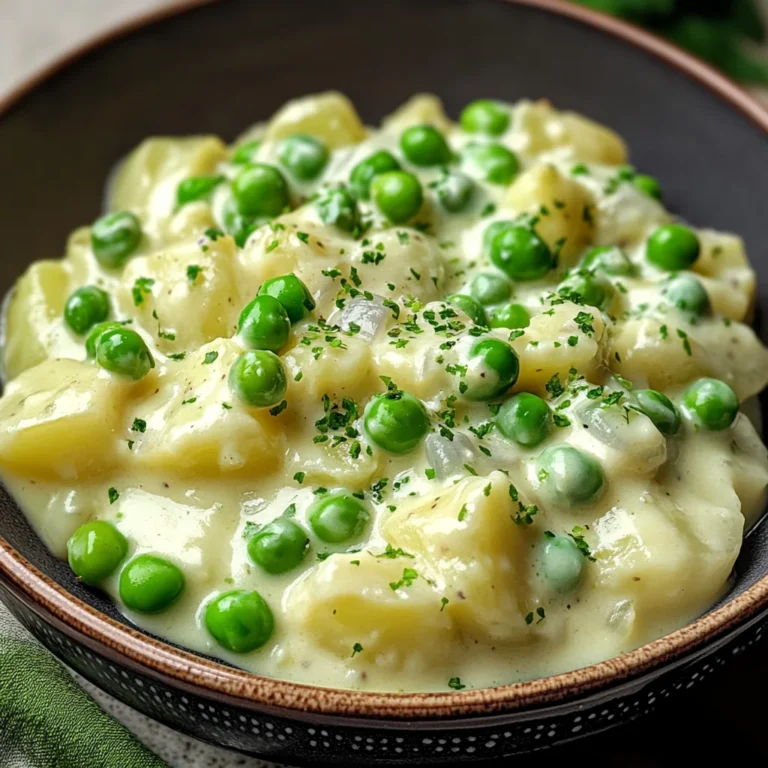 Creamed Peas and Potatoes