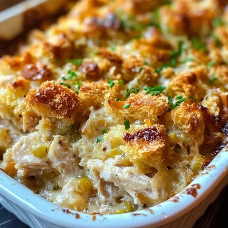 Dolly's Chicken and Stuffing Casserole