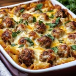 Dump-and-Bake Meatball Casserole