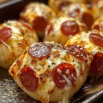 Easy Pepperoni Pizza Bombs