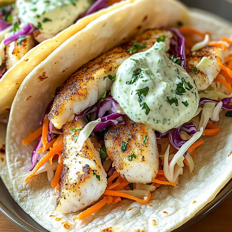 Fish Tacos Lime Crema: The Ultimate Recipe for Flavor