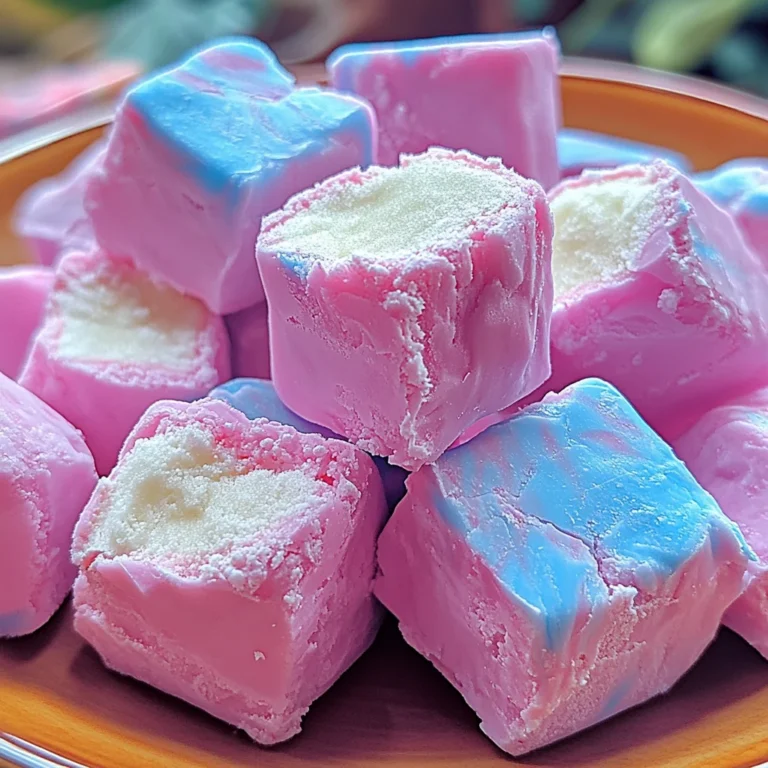 Fluffy Cotton Candy Fudge